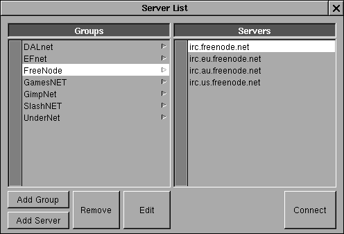 TalkSoup: Connection to server