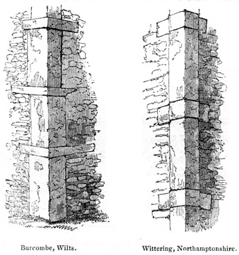 Anglo-Saxon Masonry, Long and Short Work.