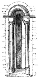 Norman Window, Ryton Church, Warwickshire.