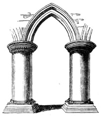 Semi-Norman Arch, St. Cross Church, Winchester.