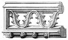 Parapet, Magdalen Church, Oxford.