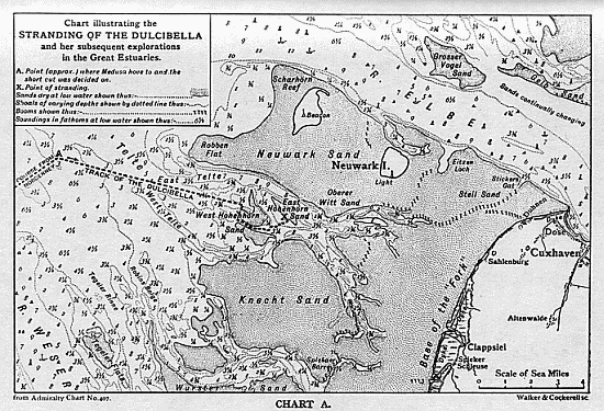 Chart A to Illustrate the Stranding of the 'Dulcibella,' etc.