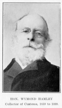 [Portrait: Wymond Hamley.]