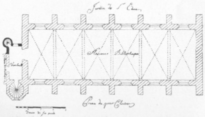 Fig. 35. Ground-plan of the Library at Citeaux.