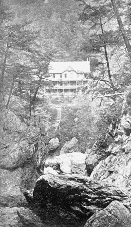 A COTTAGE ON THE HILLSIDE.