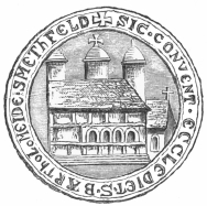 SEAL REPRESENTING ORIGINAL PRIORY.