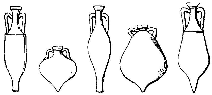 Illustration: GREEK AMPHORA—WINE VESSELS.